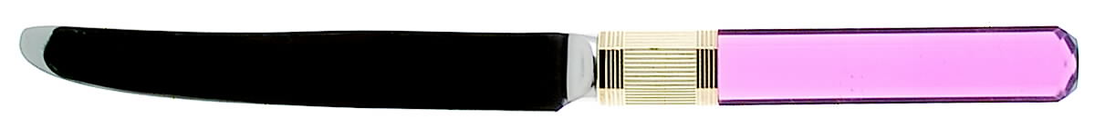 Prisma-Amethyst (Stainless, Gold Accent) New French Hollow Knife by Mikasa-1