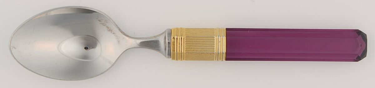 Prisma-Amethyst (Stainless, Gold Accent) Teaspoon by Mikasa-1
