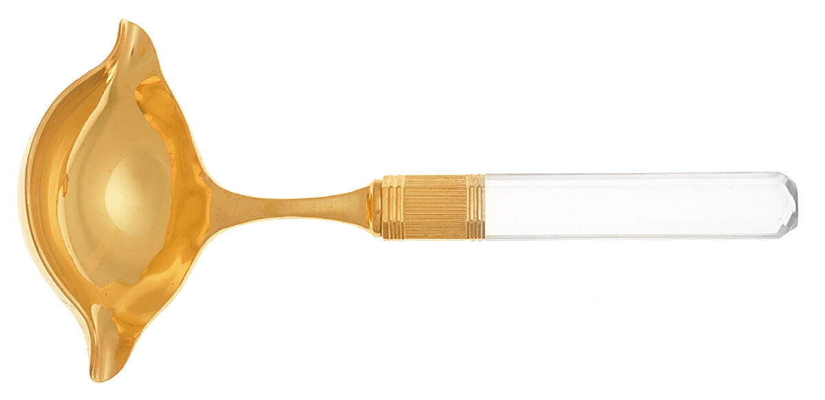 Prisma (Gold Electroplate, Clear) Solid Gravy Ladle by Mikasa-1