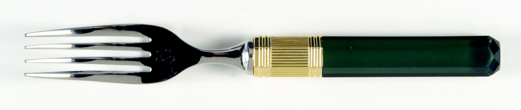 Prisma-Jade (Stainless, Gold Accent) Individual Salad Fork by Mikasa-1