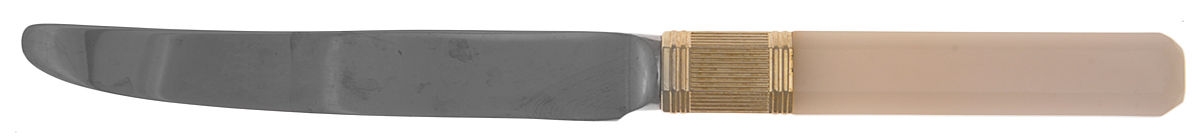 Prisma-Opaline (Stainless, Gold Accent) New French Hollow Knife by Mikasa-1