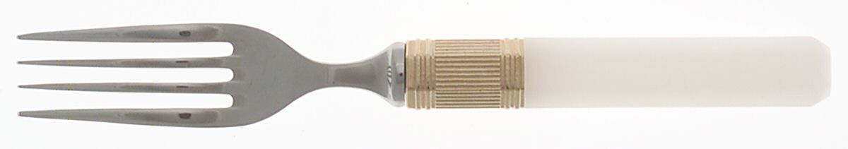 Prisma-Opaline (Stainless, Gold Accent) Individual Salad Fork by Mikasa-1