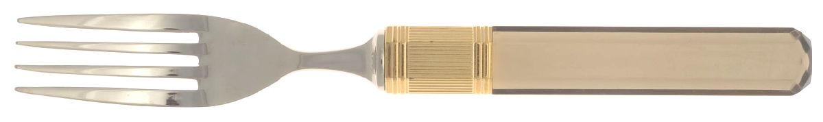 Prisma-Smokey Topaz (Stainless, Gold Accent) Fork by Mikasa-1