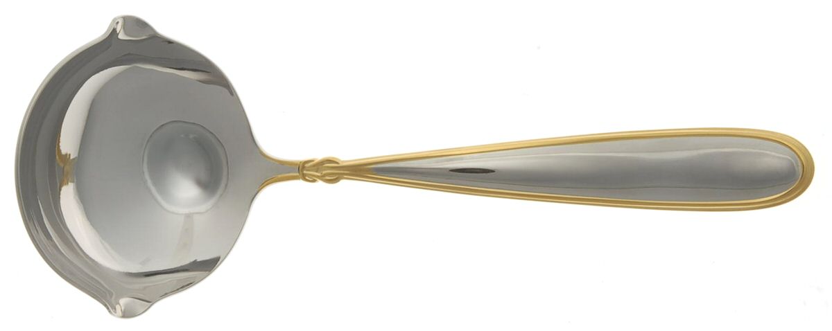 Romancing Gold (Stainless) Solid Gravy Ladle by Mikasa-1