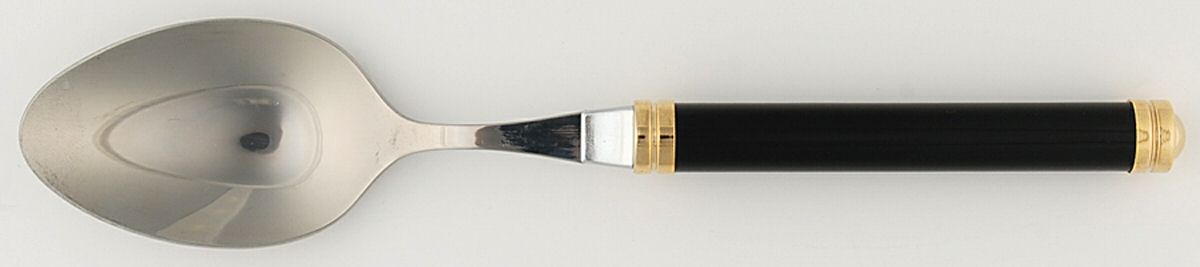 Rondo-Black (Stainless) Place/Oval Soup Spoon by Mikasa-1