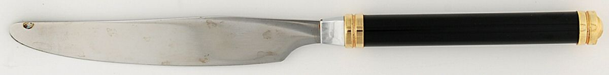Rondo-Black (Stainless) New French Hollow Knife by Mikasa-1