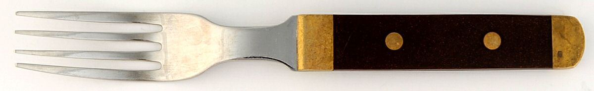 Scandia-Burl (Stainless, Gold Accent) Individual Salad Fork by Mikasa-1