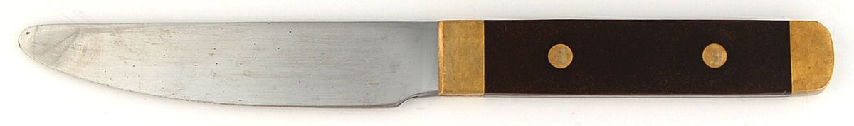 Scandia-Burl (Stainless, Gold Accent) New French Solid Knife by Mikasa-1