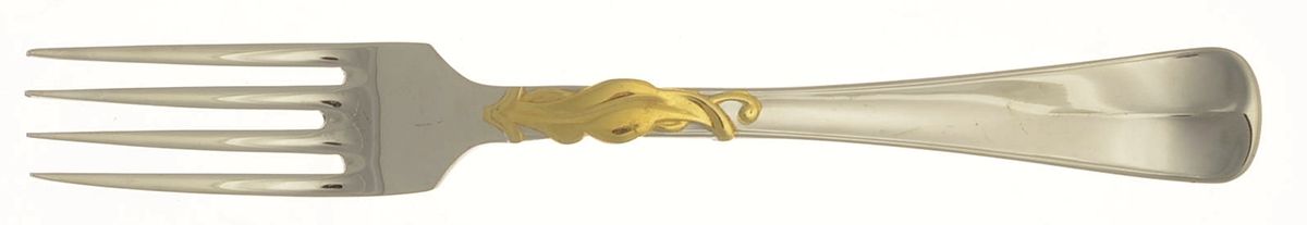 St. Clair Gold (Stainless, Gold Accent) Fork by Mikasa-1
