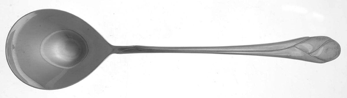 Sweet Pea (Stainless) Solid Salad Serving Spoon by Mikasa-1
