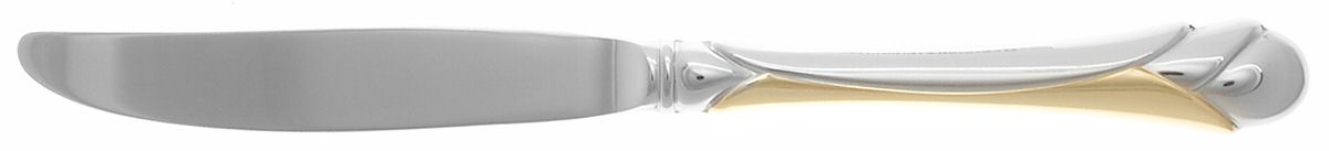 Sweet Pea Gold (Stainless, Gold Accent) Modern Hollow Knife by Mikasa-1