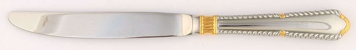Tiara Gold (Stainless, Gold Accent) Modern Hollow Knife by Mikasa-1