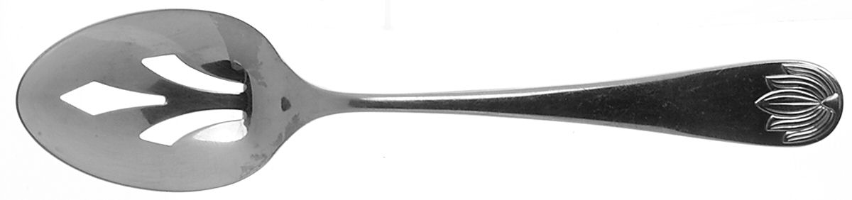 Water Lily (Stainless) Pierced Tablespoon (Serving Spoon) by Mikasa-1