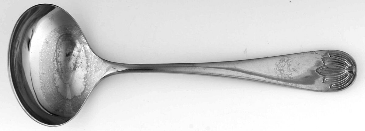 Water Lily (Stainless) Solid Gravy Ladle by Mikasa-1