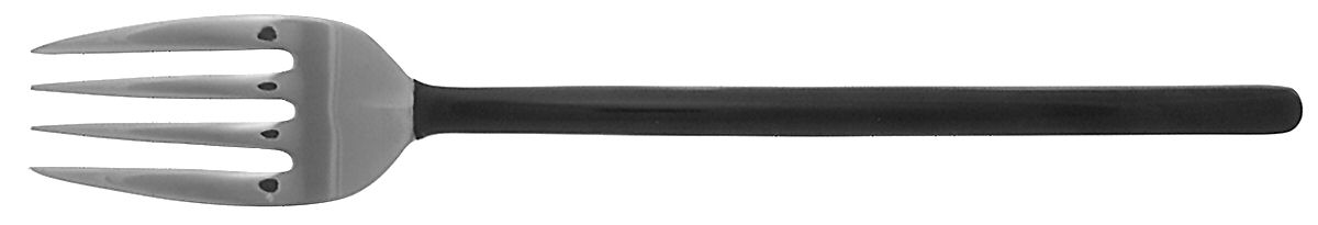 Zena-Black (Stainless) Individual Salad Fork by Mikasa-1
