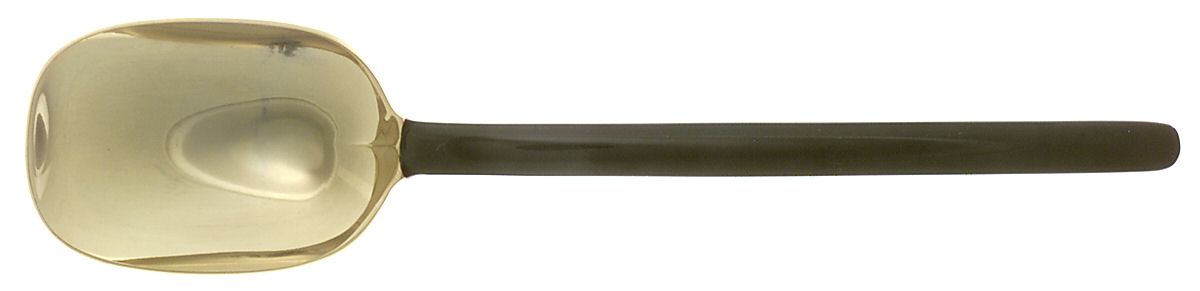 Zena-Black-Gold (Stainless) Place/Oval Soup Spoon by Mikasa-1