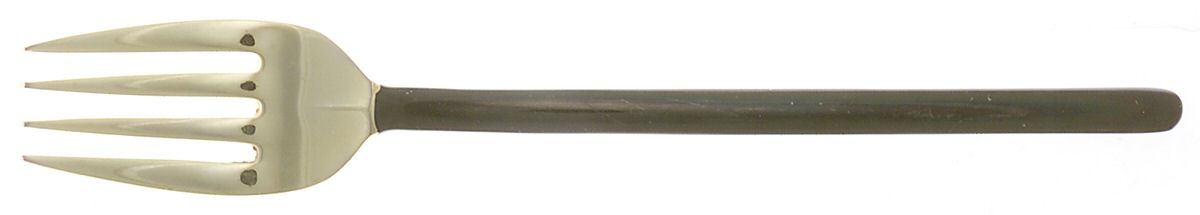 Zena-Black-Gold (Stainless) Individual Salad Fork by Mikasa-1
