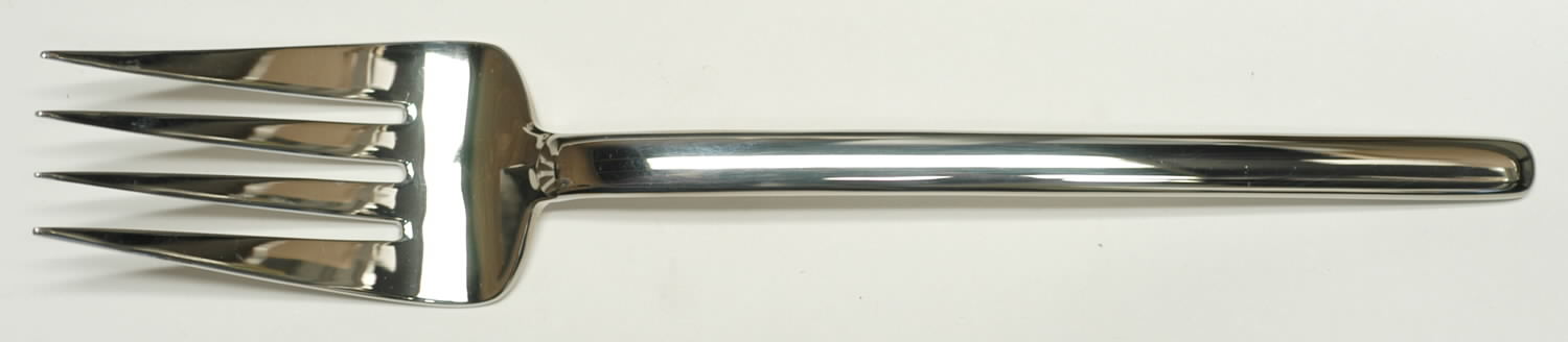 Zena (Stainless) Large Solid Cold Meat Serving Fork by Mikasa-1