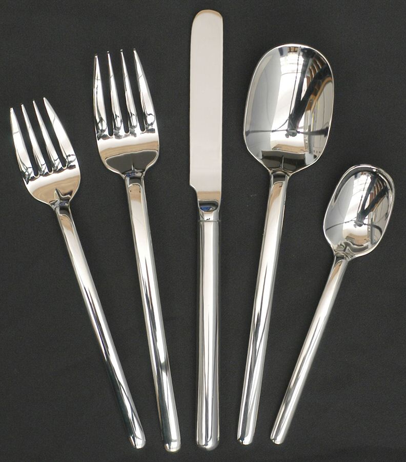Zena (Stainless) 5 Piece Place Setting by Mikasa-1
