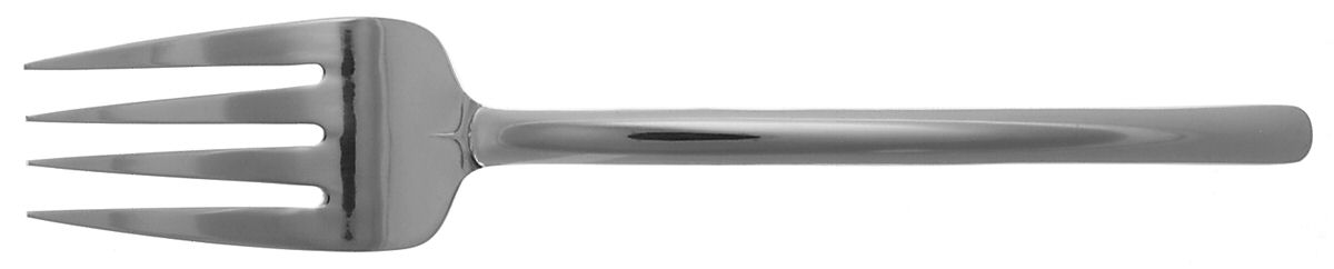 Zena (Stainless) Medium Solid Cold Meat Serving Fork by Mikasa-1