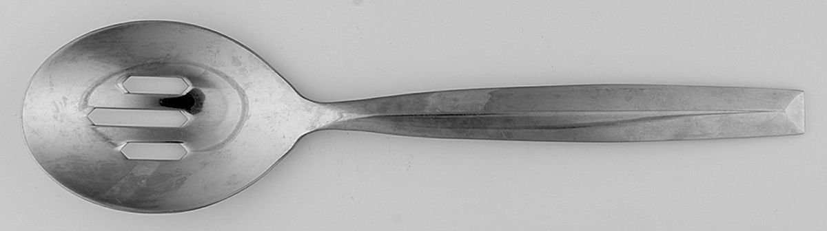 Crystalis (Stainless) Pierced Tablespoon (Serving Spoon) by Michael Lloyd-1