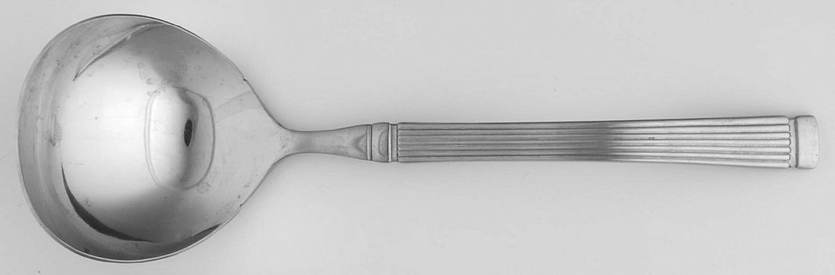 Mandolin (Stainless) Solid Gravy Ladle by Michael Lloyd-1