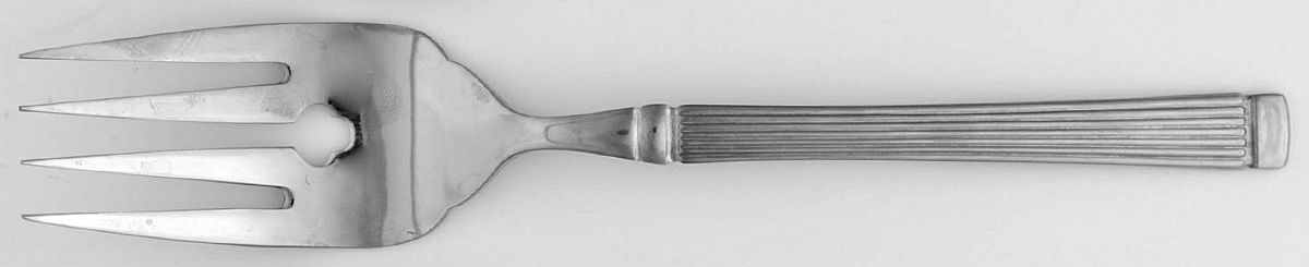 Mandolin (Stainless) Medium Solid Cold Meat Serving Fork by Michael Lloyd-1