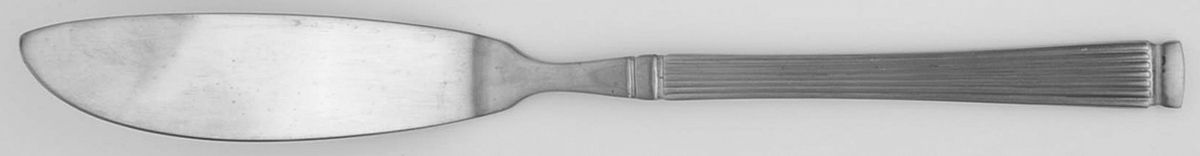 Mandolin (Stainless) Flat Handle Butter Spreader by Michael Lloyd-1