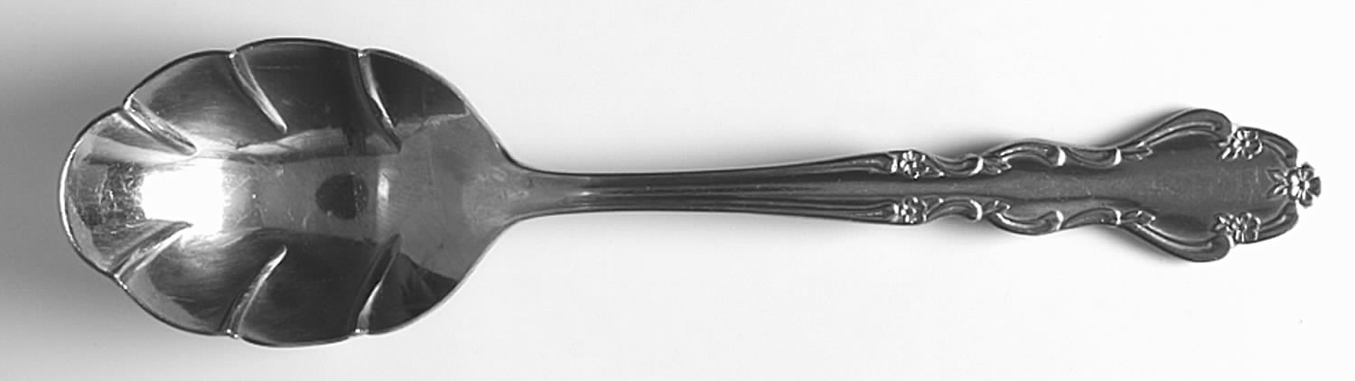 Ophelia (Stainless) Sugar Shell Spoon by Michael Lloyd-1