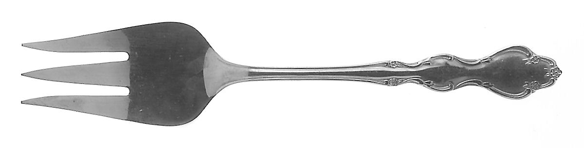 Ophelia (Stainless) Medium Solid Cold Meat Serving Fork by Michael Lloyd-1