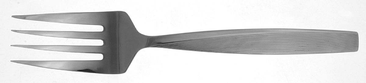 MLL5 (STAINLESS) Large Solid Cold Meat Serving Fork by Michael Lloyd-1
