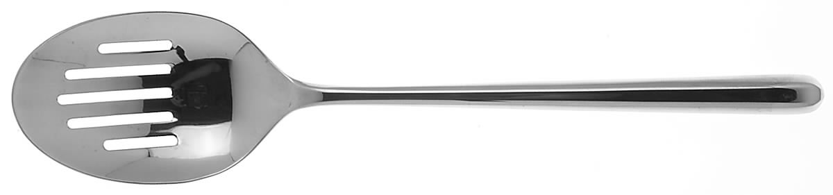 Soire (Stainless) Pierced Tablespoon (Serving Spoon) by Michael Lloyd-1