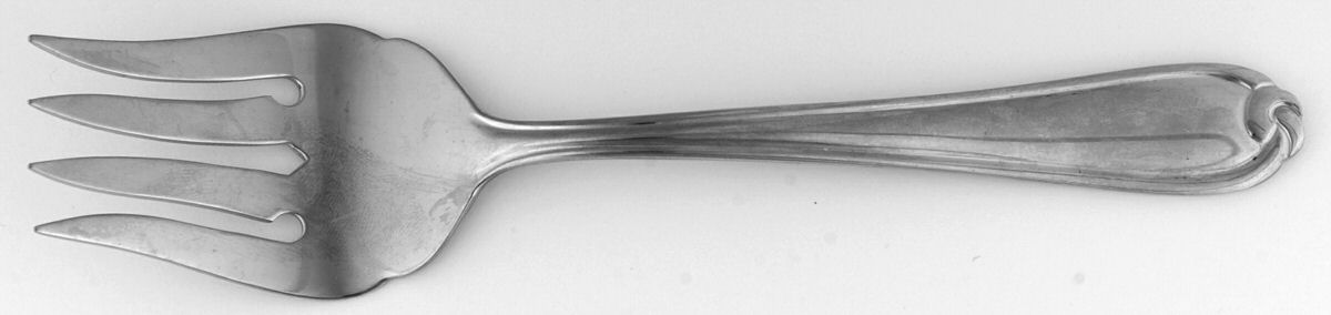 Bow Knot (Stainless) Solid Serving Fork by The Main Course,-1