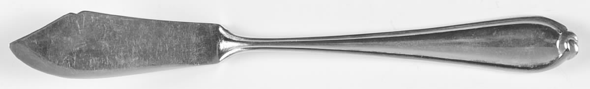 Bow Knot (Silverplate) Flat Handle Master Butter Knife by The Main Course,-1