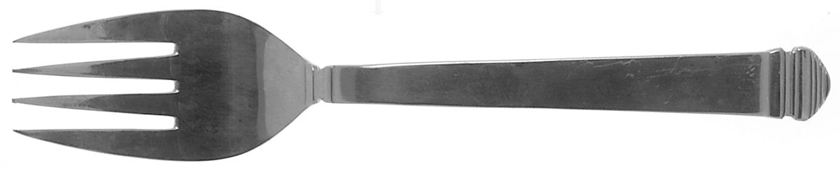 MNF1 (STAINLESS, JAPAN) Medium Solid Cold Meat Serving Fork by The Main Course,-1