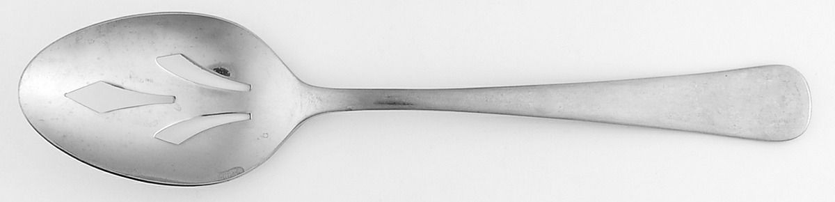 MNF10 (Stainless) Pierced Tablespoon (Serving Spoon) by The Main Course,-1