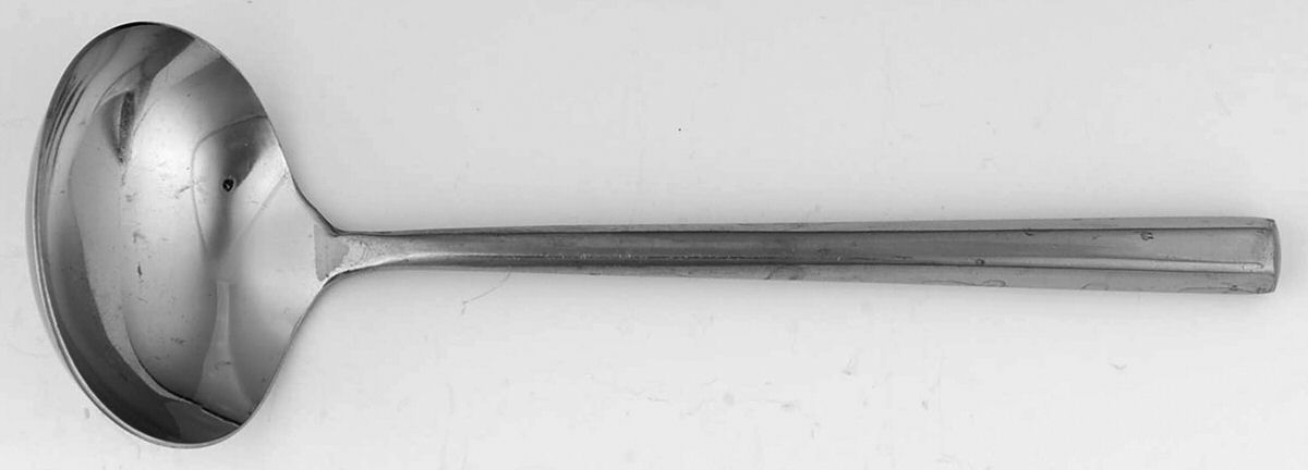 MNF11 (STAINLESS) Solid Gravy Ladle by The Main Course,-1