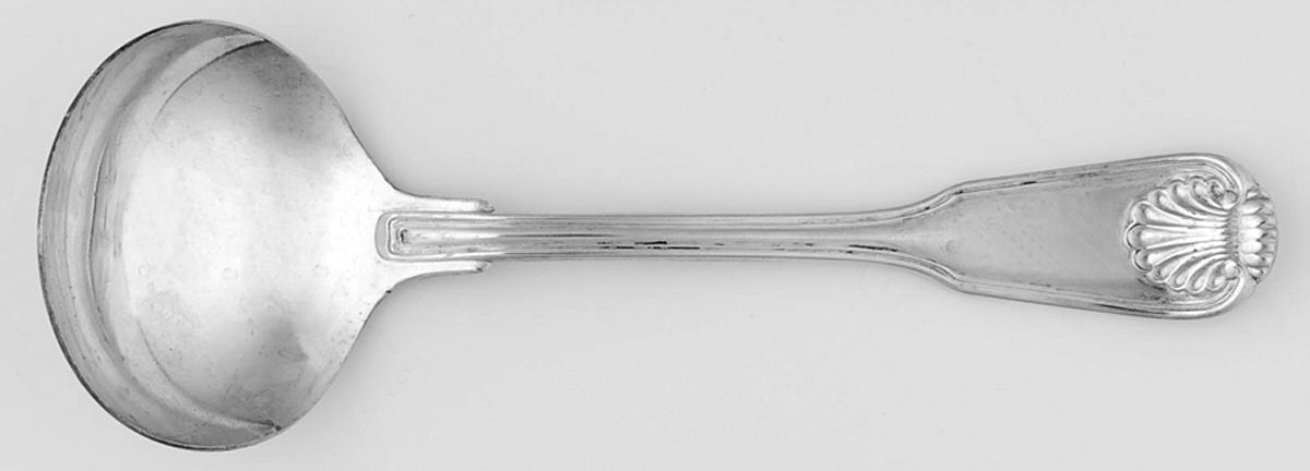 MNF2 (SILVERPLATE) Solid Gravy Ladle by The Main Course,-1