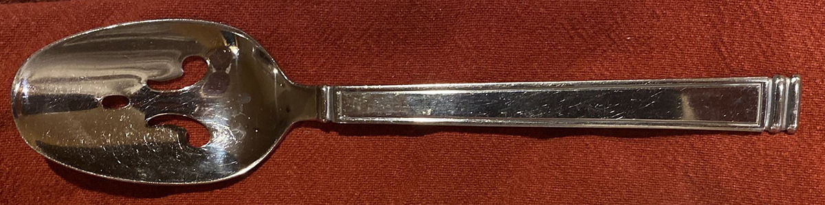 State Street (Stainless) Pierced Tablespoon (Serving Spoon) by Market Place-1