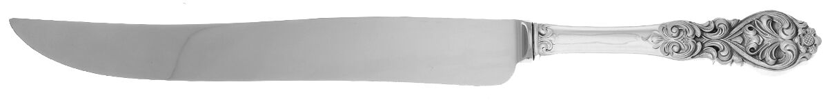 Valdres (Sterling) Large Stainless Blade Roast Carving Knife by T H Marthinsen Silver-1