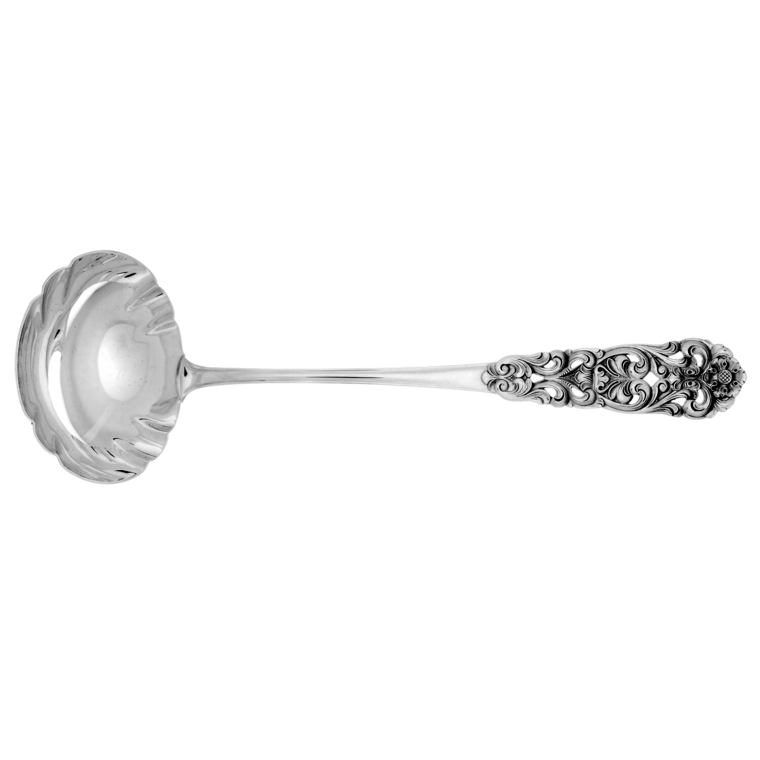 Valdres (Sterling) Solid Soup Ladle by T H Marthinsen Silver-1