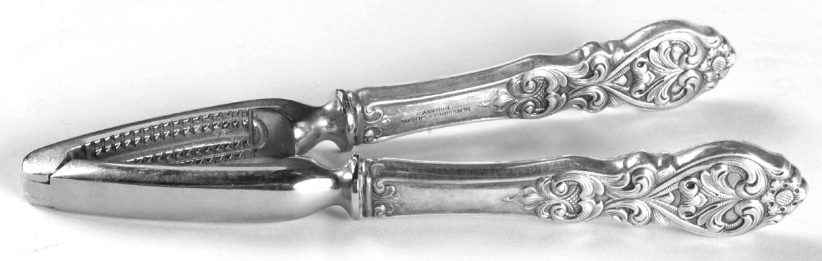 Valdres (Sterling) Silverplate Grip Nut Cracker by T H Marthinsen Silver-1
