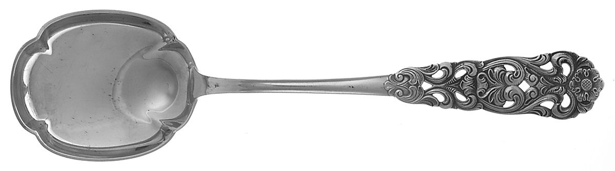 Valdres (Sterling) Large Solid Berry/Casserole Spoon by T H Marthinsen Silver-1