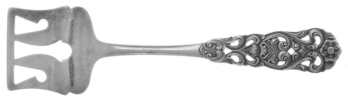 Valdres (Sterling) Large Solid Tined Sardine Serving Fork by T H Marthinsen Silver-1