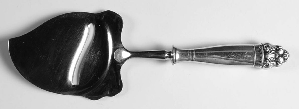 Vidar (Silverplate) Cheese Plane with Stainless Plane by T H Marthinsen Silver-1