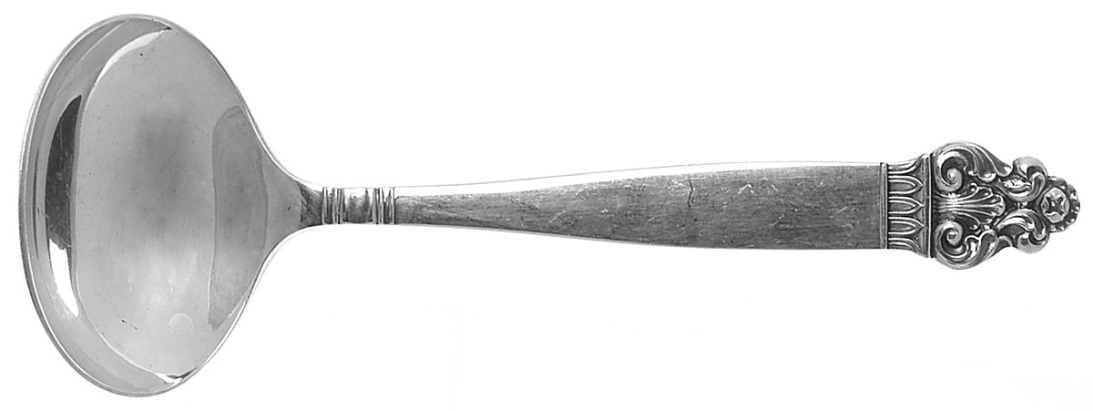 Vidar (Silverplate) Solid Piece Cream Ladle by T H Marthinsen Silver-1