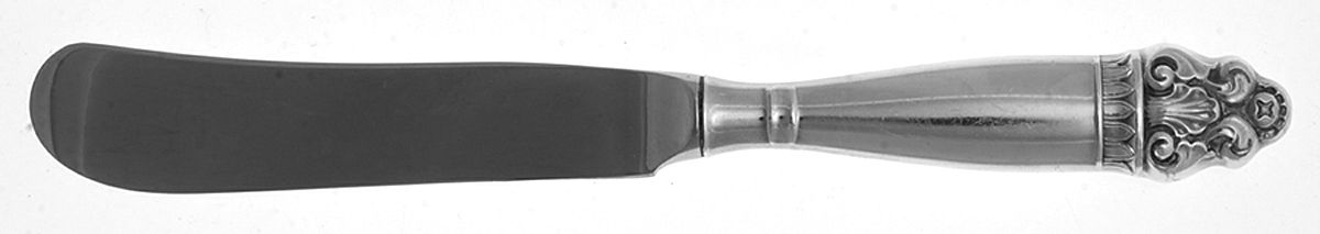 Vidar (Silverplate) Butter Spreader Hollow Hdl-Paddle/Stainless Blade by T H Marthinsen Silver-1
