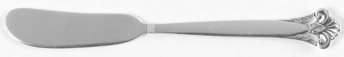 Cloister (Sterling) Flat Handle Butter Spreader by T H Marthinsen Silver-1
