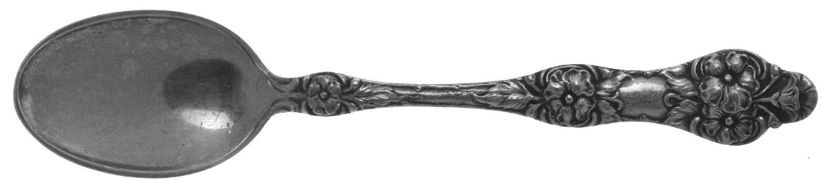 Wild Rose (Silverplate) Demitasse Spoon by T H Marthinsen Silver-1