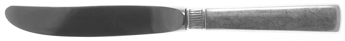 Prince Harald (Sterling) Modern Hollow Butter Spreader (Stainless) by T H Marthinsen Silver-1